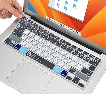 Amazon.com: MacBook Shortcuts Keyboard Cover for Old MacBook